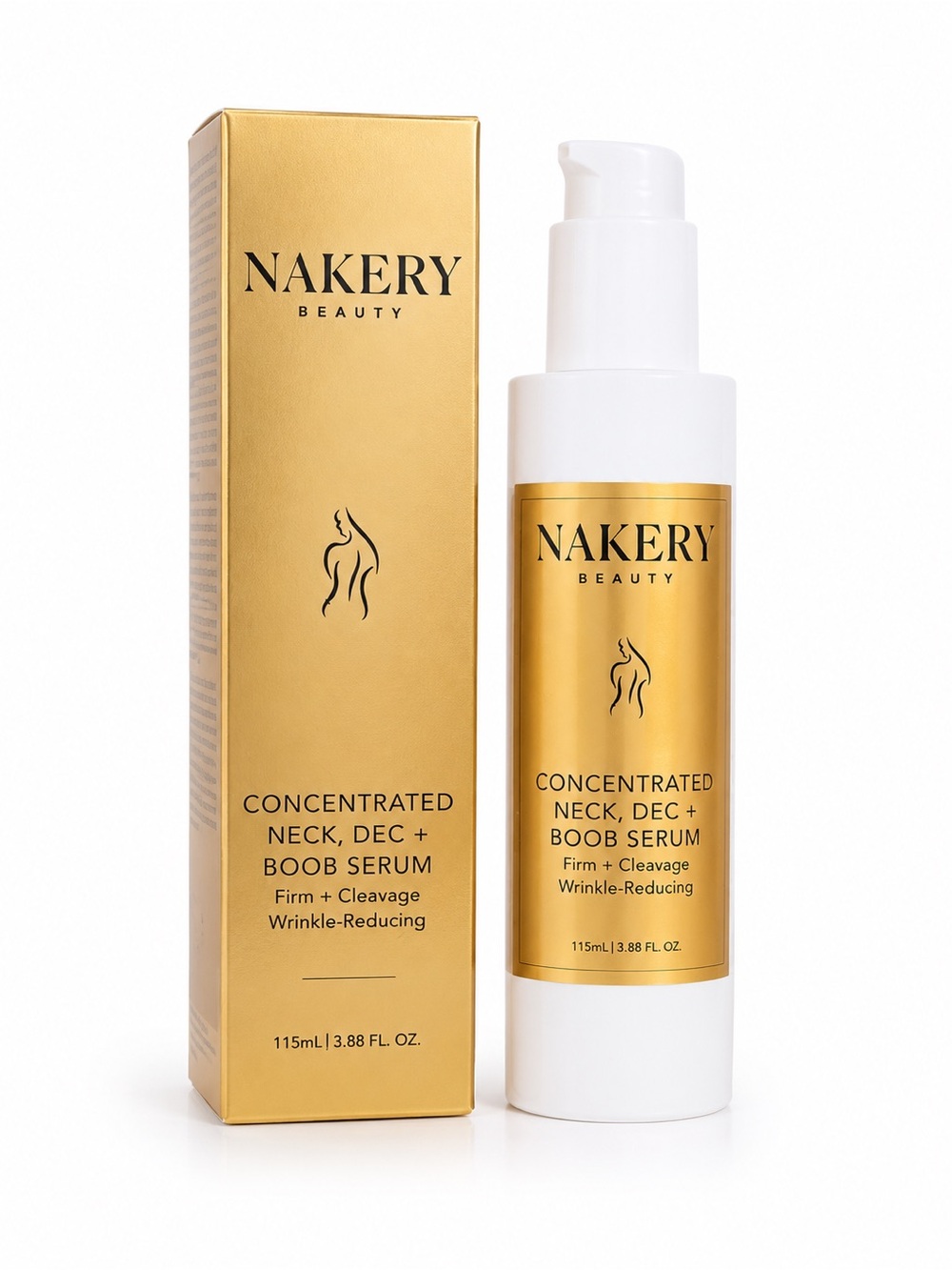 NAKERY Beauty Concentrated Neck, Dec & Boob Serum 115ml Firming Wrinkle Care